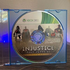Injustice Gods Among Us Ultimate Edition Microsoft Xbox 360 Disc Only Tested